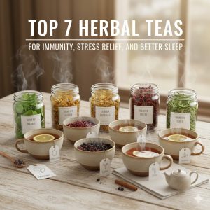 Top 7 Herbal Teas for Immunity, Stress Relief, and Better Sleep